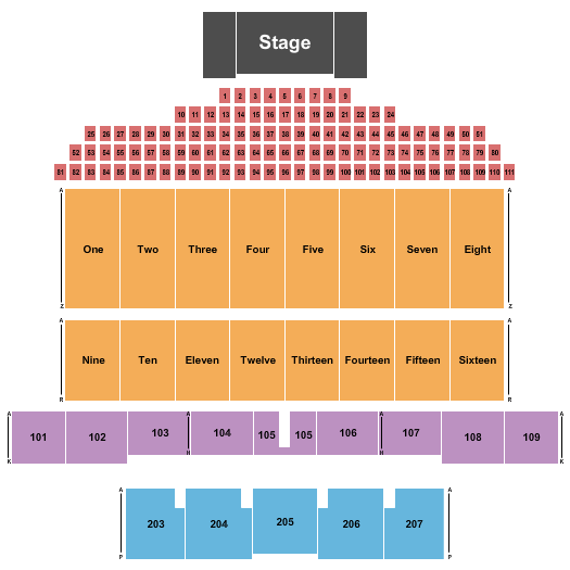 ONE Spokane Stadium Great Outdoors Comedy Festival Seating Chart